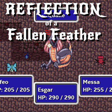 Reflection of a Fallen Feather